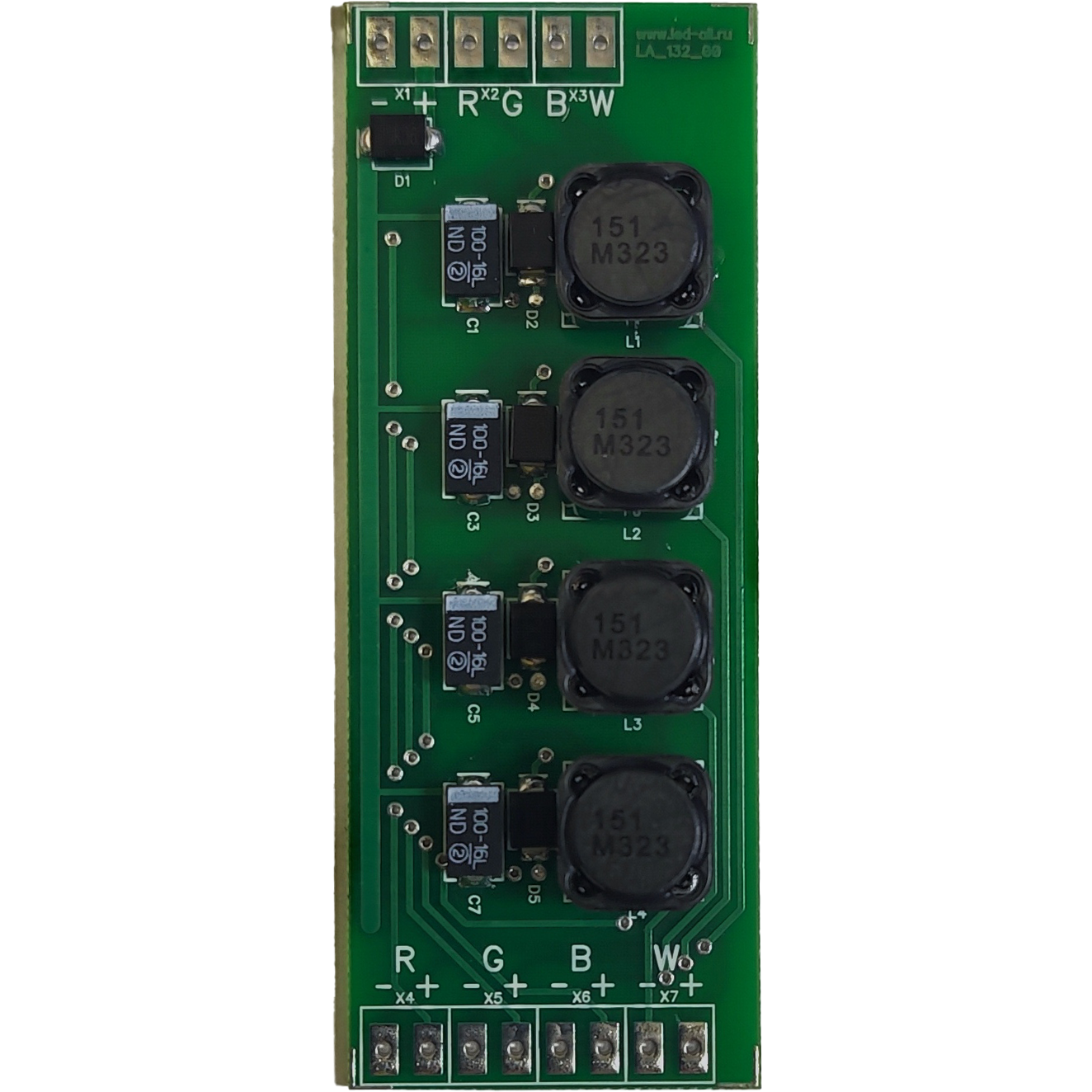 Драйвер светодиодный 4х канальный LA132